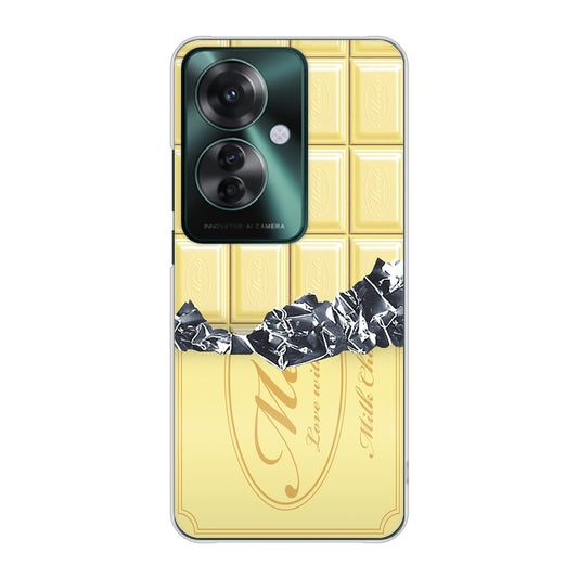 OPPO Reno11 A 高画質仕上げ 背面印刷 ハードケース板チョコ