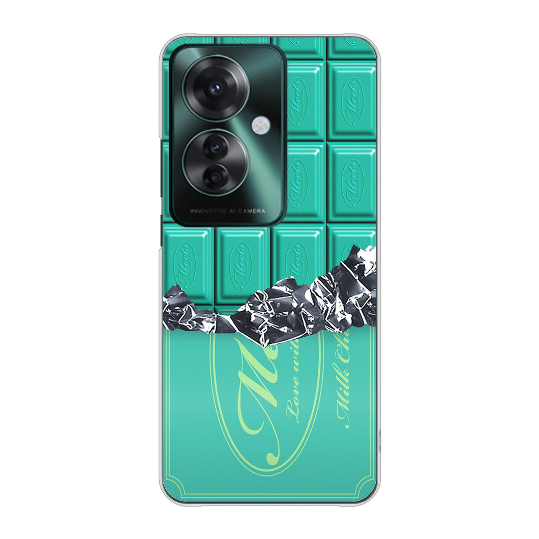 OPPO Reno11 A 高画質仕上げ 背面印刷 ハードケース板チョコ