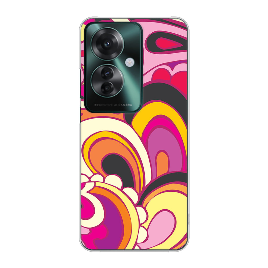 OPPO Reno11 A 高画質仕上げ 背面印刷 ハードケース 【586 ブローアップカラー】