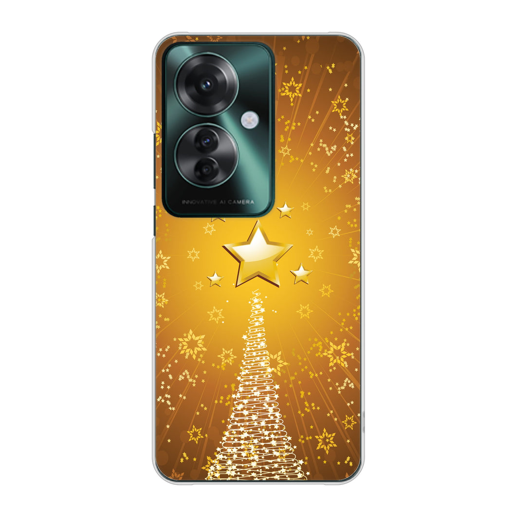 OPPO Reno11 A 高画質仕上げ 背面印刷 ハードケースクリスマス