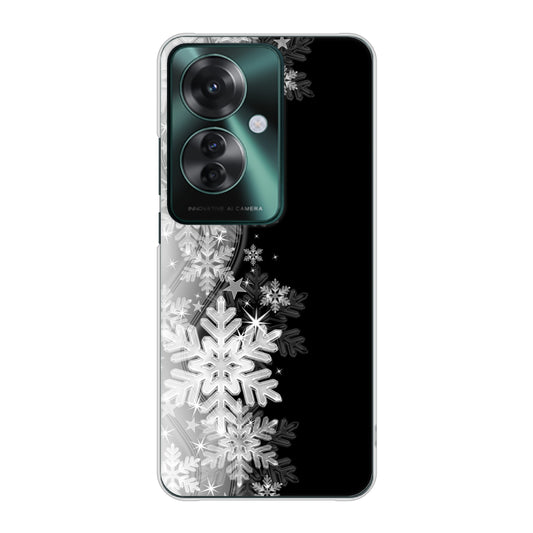 OPPO Reno11 A 高画質仕上げ 背面印刷 ハードケース 【603 白銀と闇】