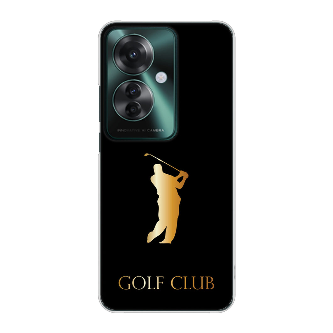 OPPO Reno11 A 高画質仕上げ 背面印刷 ハードケース 【610 GOLFCLUB】