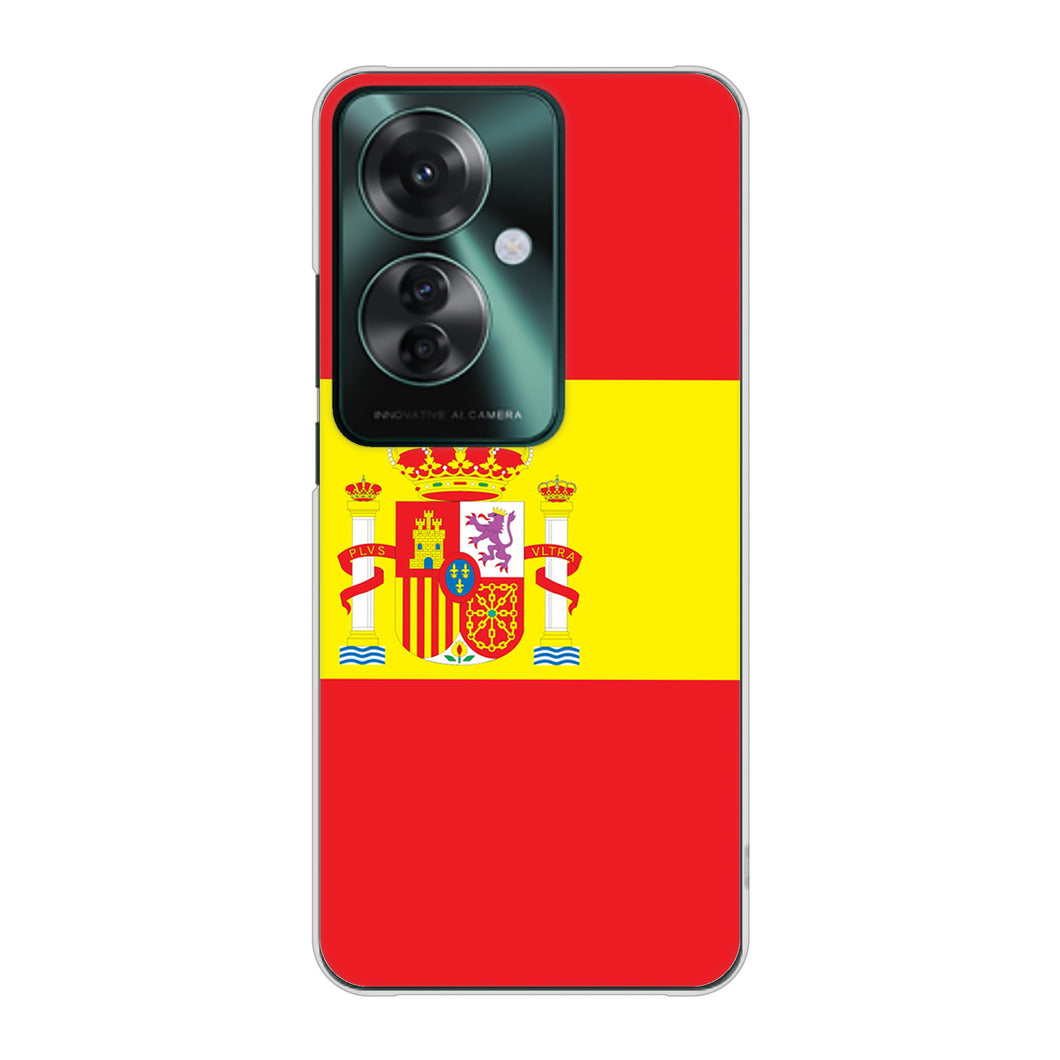 OPPO Reno11 A 高画質仕上げ 背面印刷 ハードケース国旗