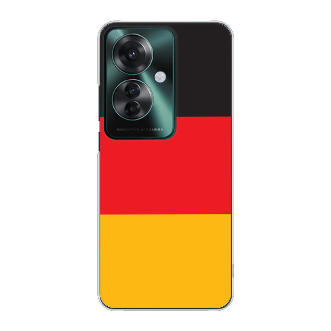 OPPO Reno11 A 高画質仕上げ 背面印刷 ハードケース国旗