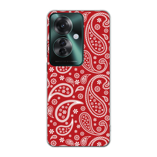 OPPO Reno11 A 高画質仕上げ 背面印刷 ハードケースペイズリー