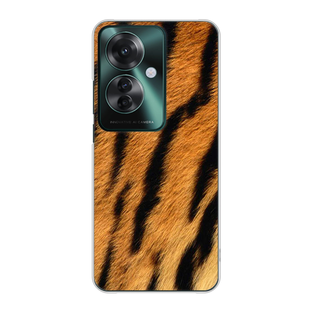 OPPO Reno11 A 高画質仕上げ 背面印刷 ハードケースアニマル柄