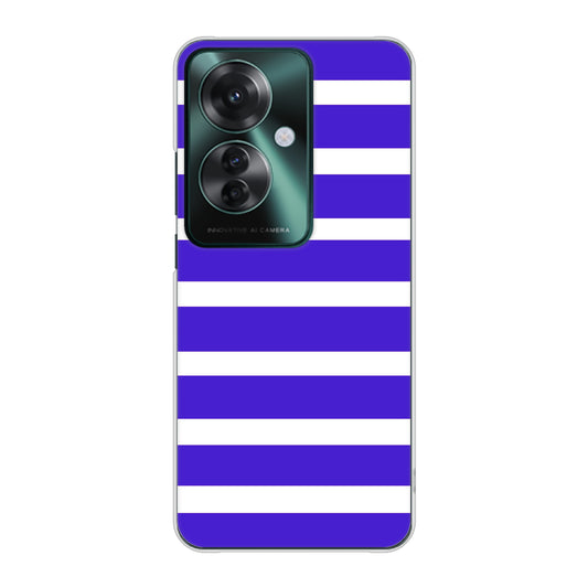 OPPO Reno11 A 高画質仕上げ 背面印刷 ハードケースシンプルボーダー