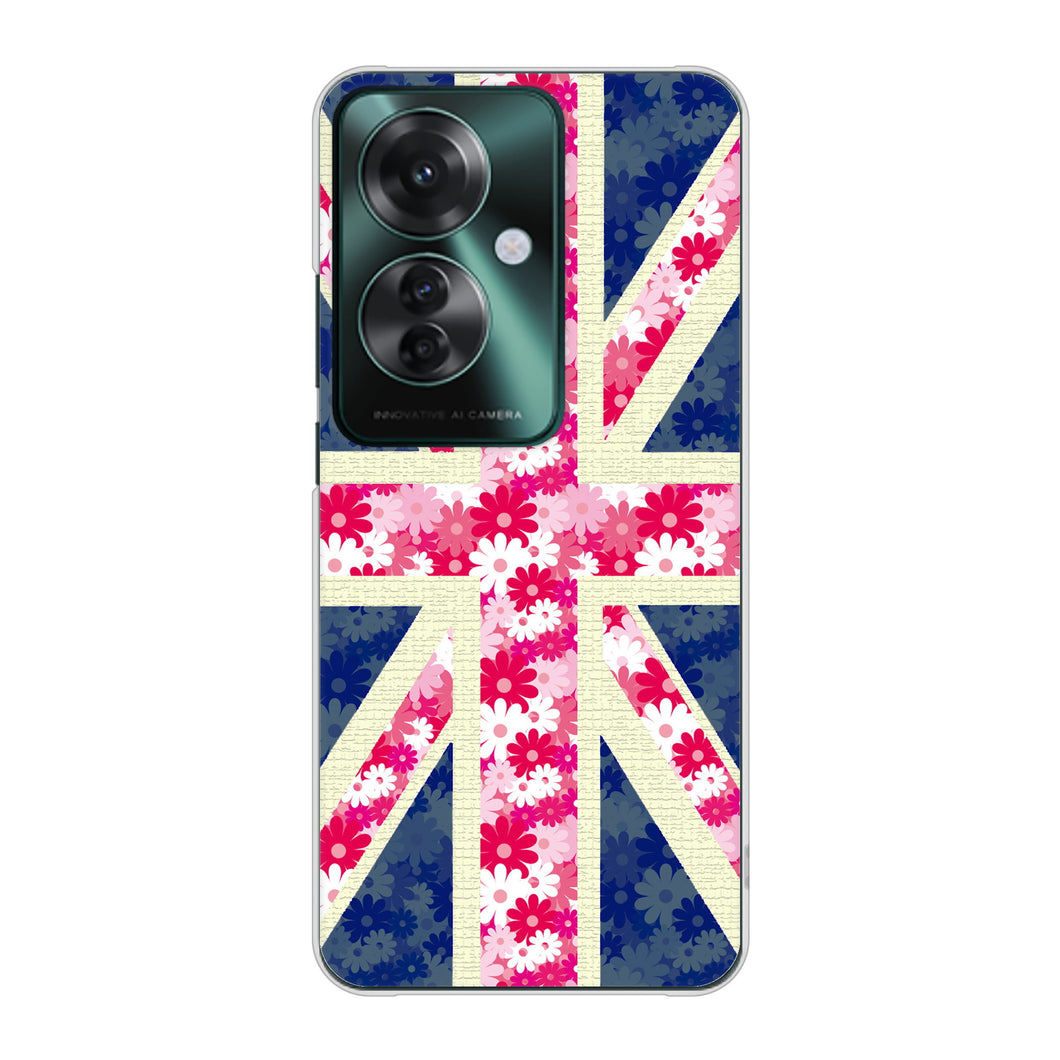 OPPO Reno11 A 高画質仕上げ 背面印刷 ハードケースユニオンジャック