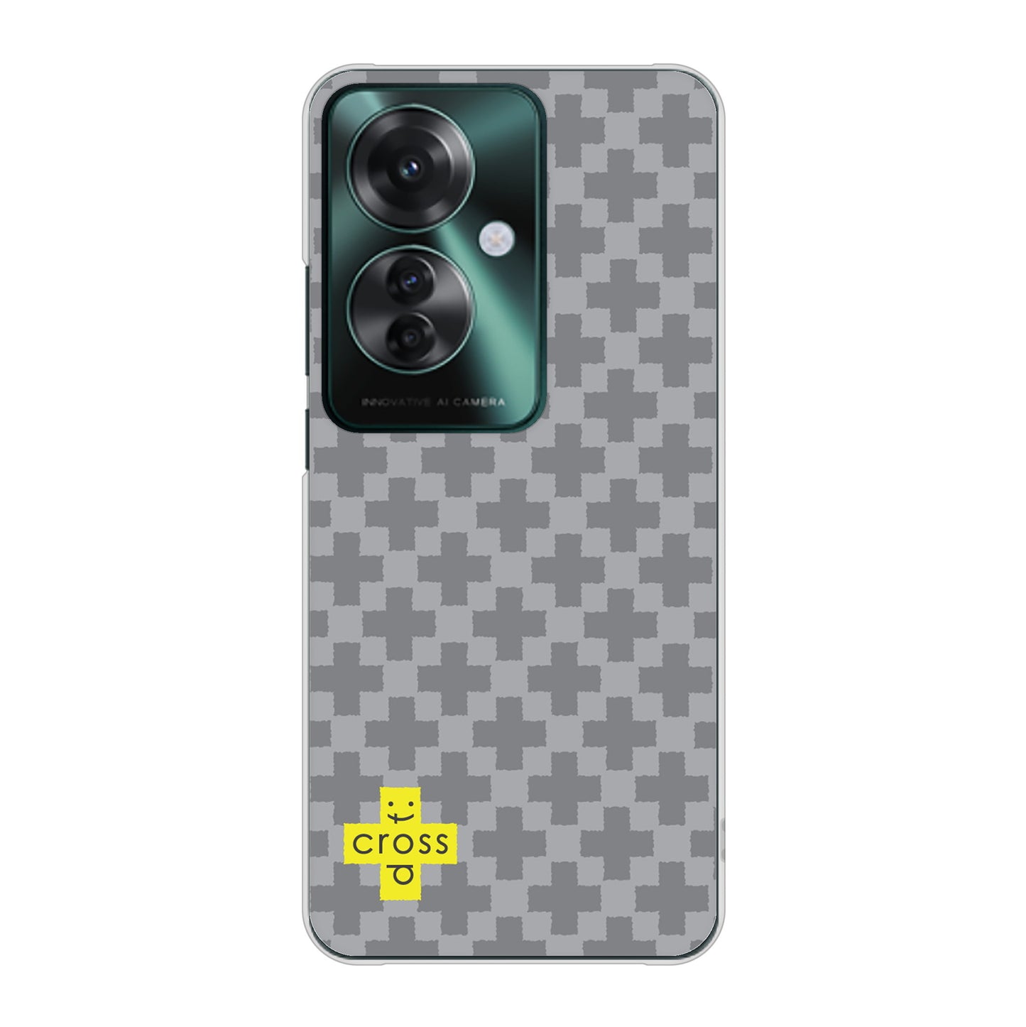 OPPO Reno11 A 高画質仕上げ 背面印刷 ハードケースクロスドット