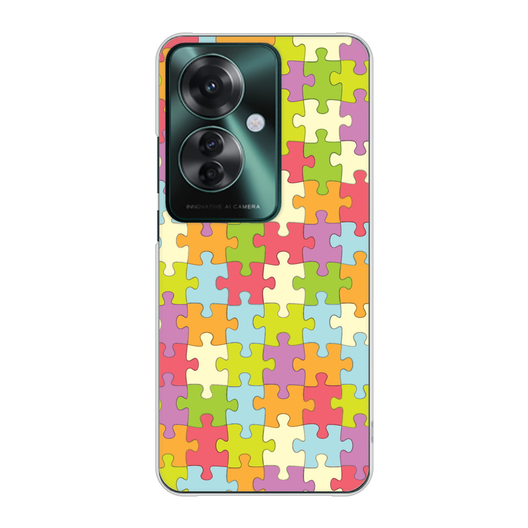 OPPO Reno11 A 高画質仕上げ 背面印刷 ハードケースジグソーパズル