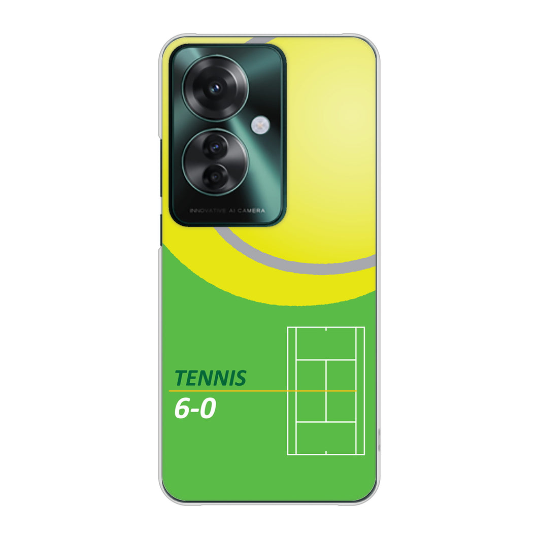 OPPO Reno11 A 高画質仕上げ 背面印刷 ハードケース 【IB920 TENNIS】