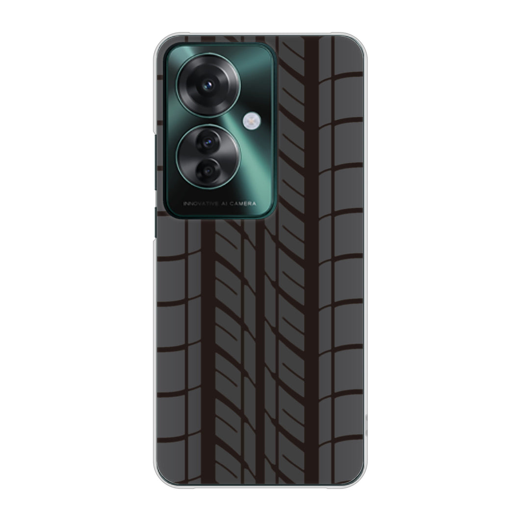 OPPO Reno11 A 高画質仕上げ 背面印刷 ハードケース 【IB931 タイヤ】