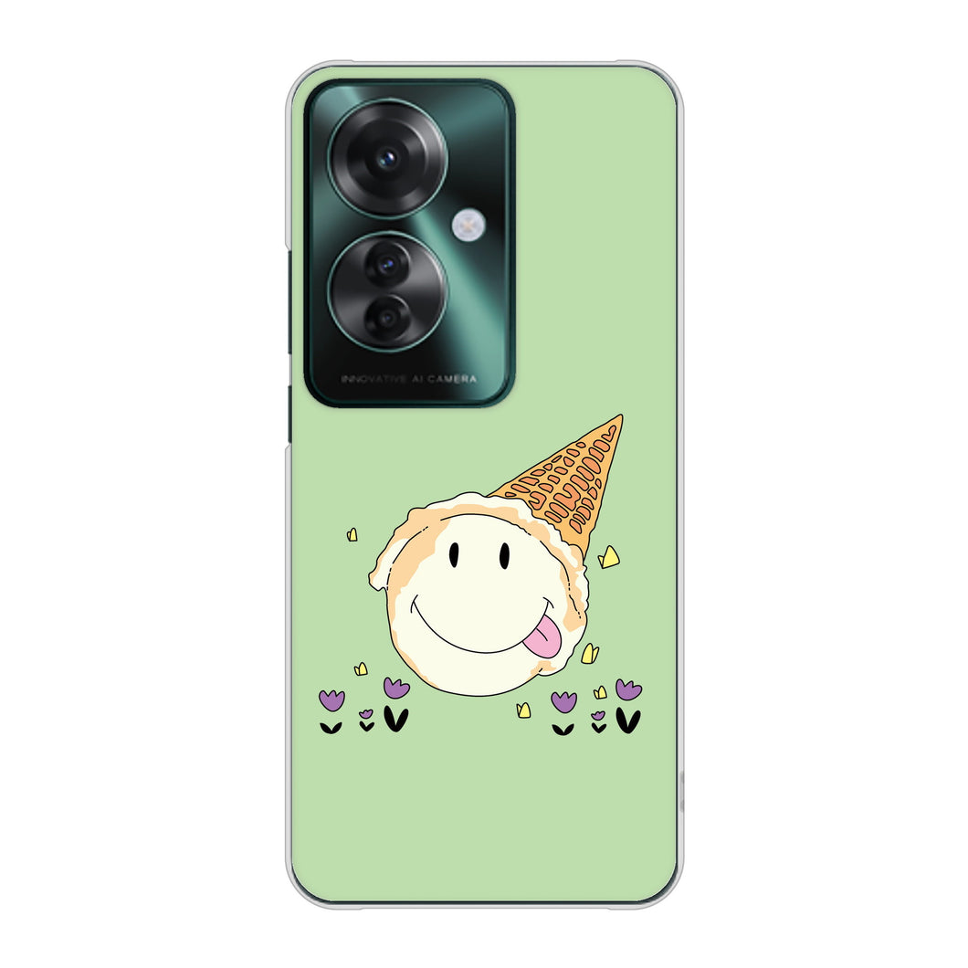 OPPO Reno11 A 高画質仕上げ 背面印刷 ハードケーススイーツイラスト