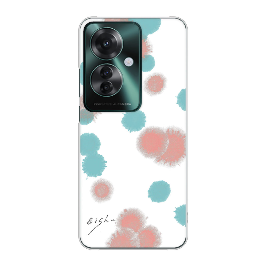 OPPO Reno11 A 高画質仕上げ 背面印刷 ハードケース大野詠舟 デザイン筆文字