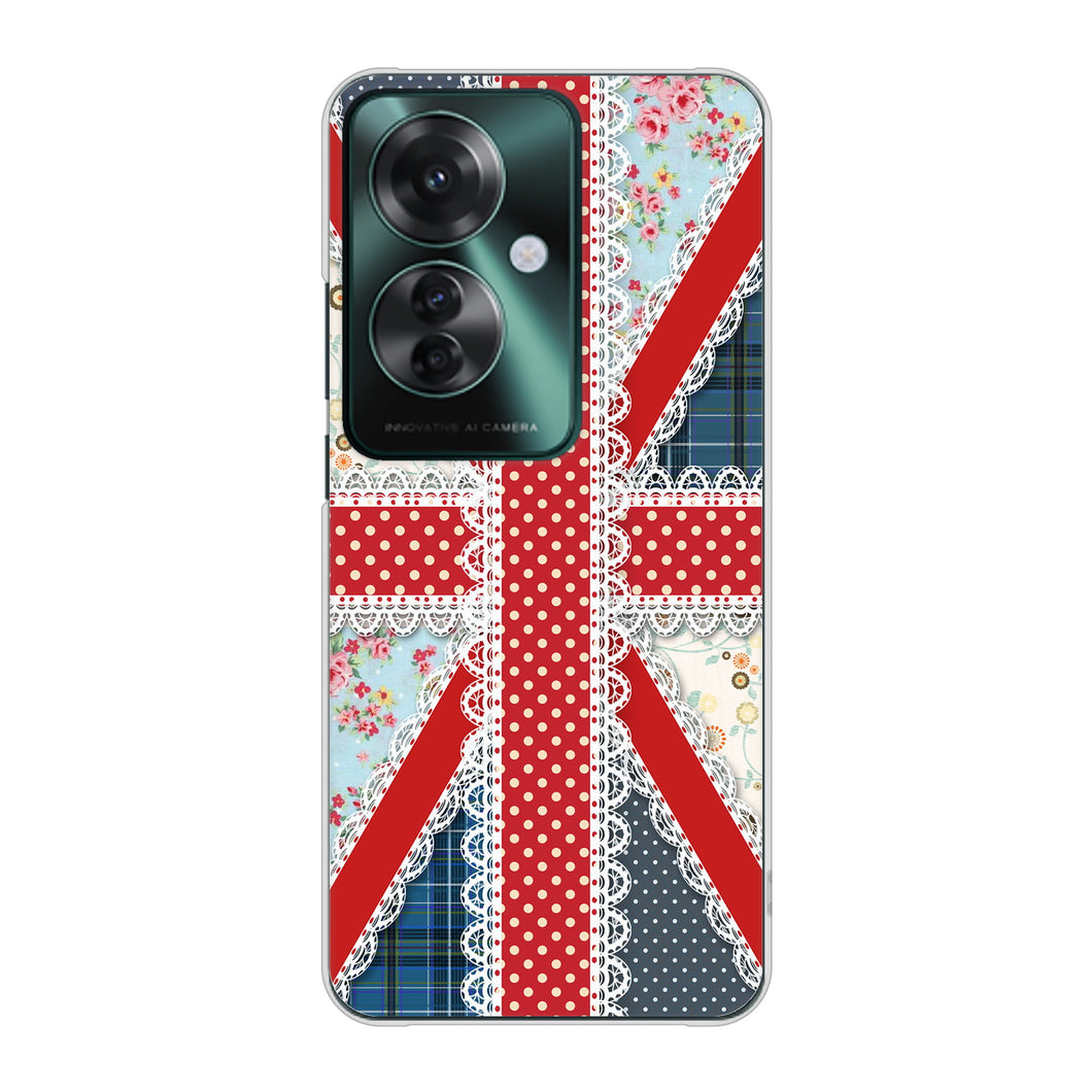 OPPO Reno11 A 高画質仕上げ 背面印刷 ハードケースユニオンジャック