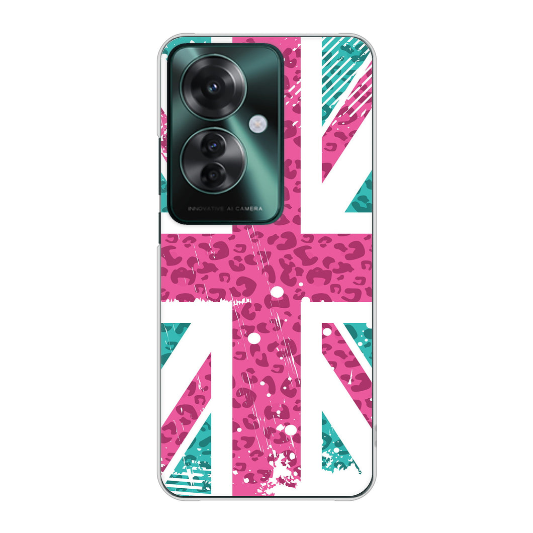 OPPO Reno11 A 高画質仕上げ 背面印刷 ハードケースユニオンジャック