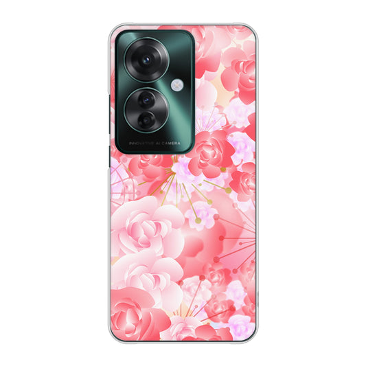 OPPO Reno11 A 高画質仕上げ 背面印刷 ハードケース 【VA817 はんなり色の華】