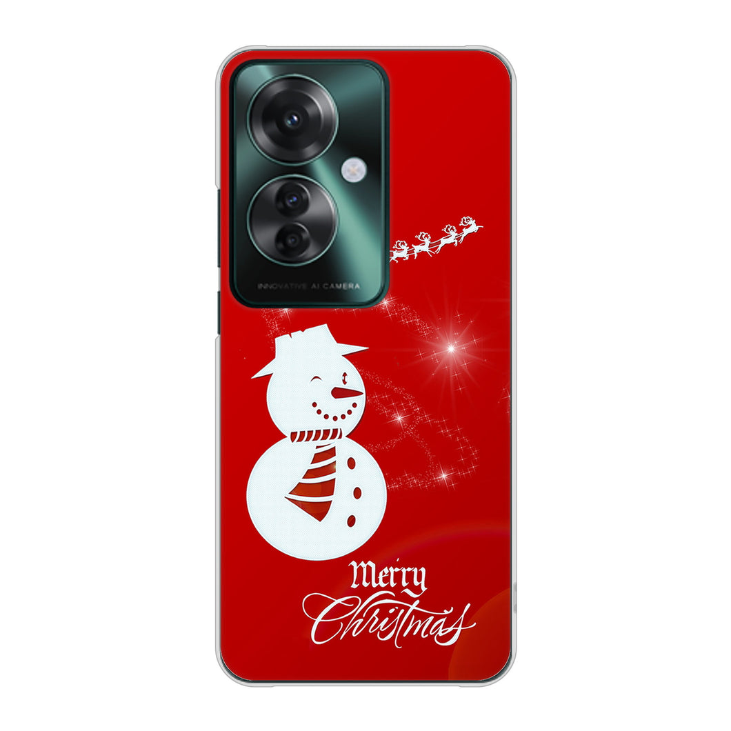 OPPO Reno11 A 高画質仕上げ 背面印刷 ハードケースクリスマス