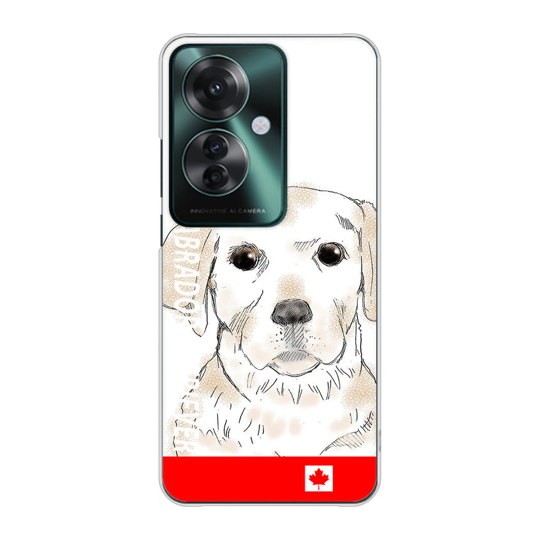 OPPO Reno11 A 高画質仕上げ 背面印刷 ハードケースラブラドールレトリバー