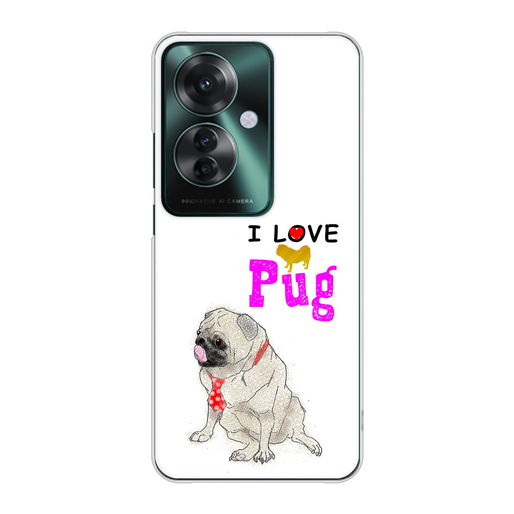 OPPO Reno11 A 高画質仕上げ 背面印刷 ハードケースパグ