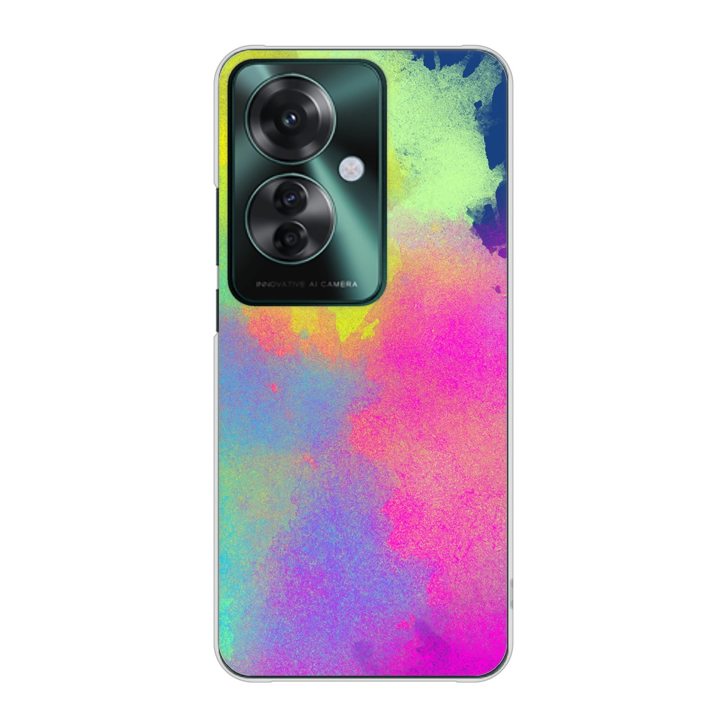 OPPO Reno11 A 高画質仕上げ 背面印刷 ハードケースパステルアート