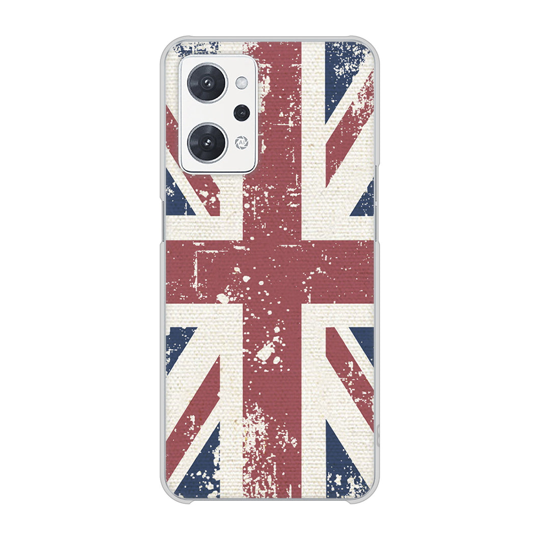 OPPO reno9 A 高画質仕上げ 背面印刷 ハードケースユニオンジャック