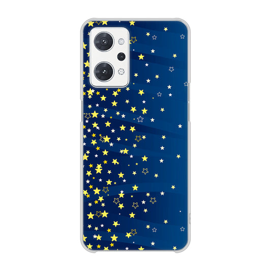 OPPO reno9 A 高画質仕上げ 背面印刷 ハードケース 【VA842 満天の星空】
