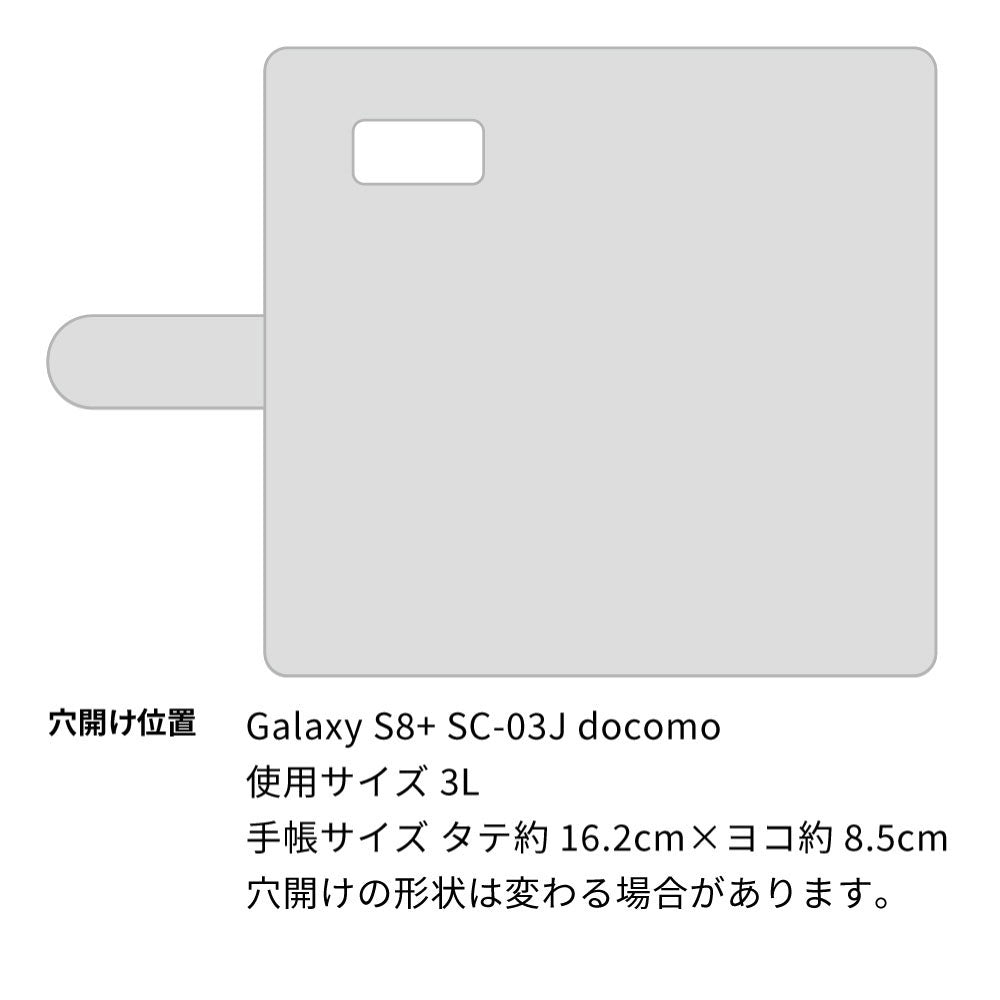 Galaxy S8+ SC-03J docomo スマホショルダー 【 手帳型 Simple 名入れ 長さ調整可能ストラップ付き 】 耐衝撃
