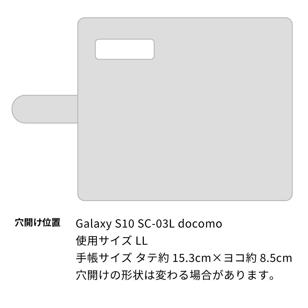 Galaxy S10 SC-03L docomo スマホショルダー 【 手帳型 Simple 名入れ 長さ調整可能ストラップ付き 】 耐衝撃