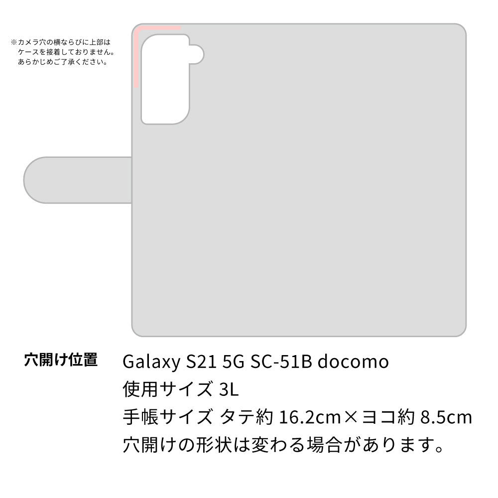 Galaxy S21 5G SC-51B docomo スマホショルダー 【 手帳型 Simple 名入れ 長さ調整可能ストラップ付き 】 耐衝撃