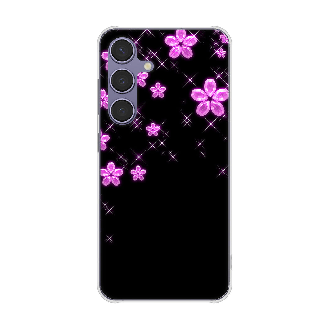 Galaxy S24 SC-51E docomo 高画質仕上げ 背面印刷 ハードケース 【019 桜クリスタル】