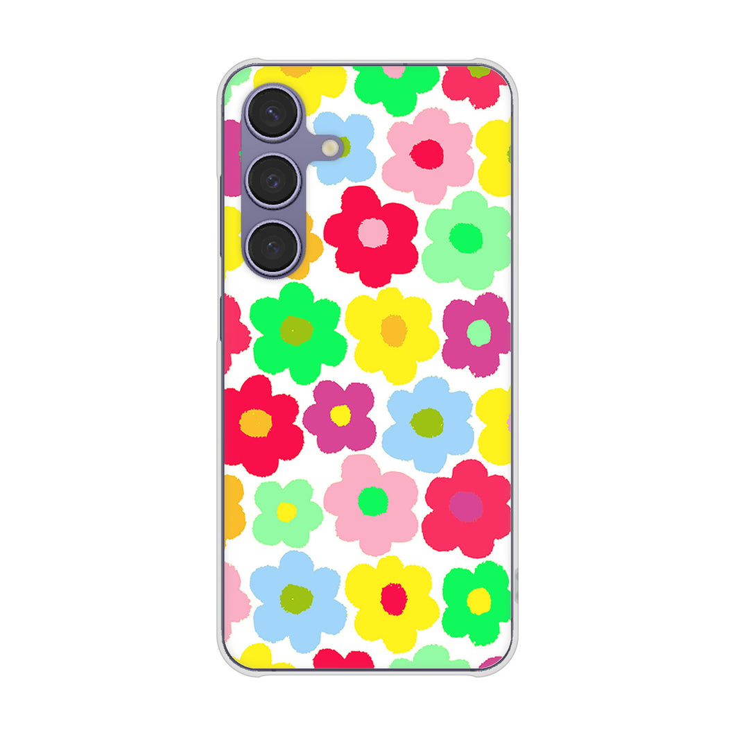 Galaxy S24 SC-51E docomo 高画質仕上げ 背面印刷 ハードケースルーズフラワー