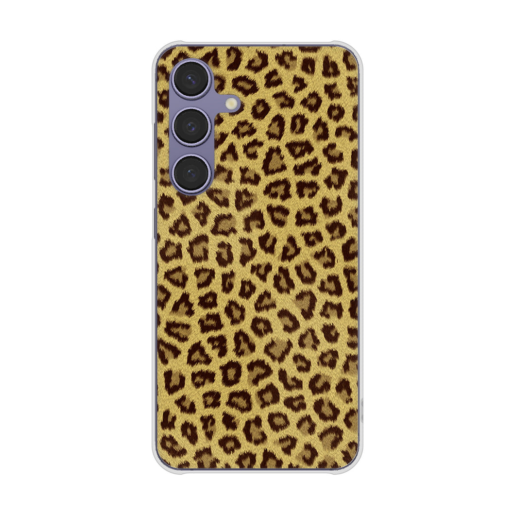Galaxy S24 SC-51E docomo 高画質仕上げ 背面印刷 ハードケースヒョウ柄ベーシックS