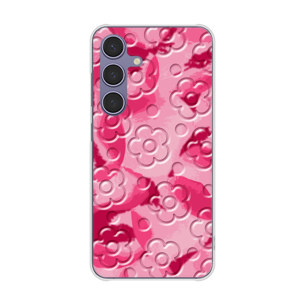 Galaxy S24 SC-51E docomo 高画質仕上げ 背面印刷 ハードケースフラワーヴェルニ