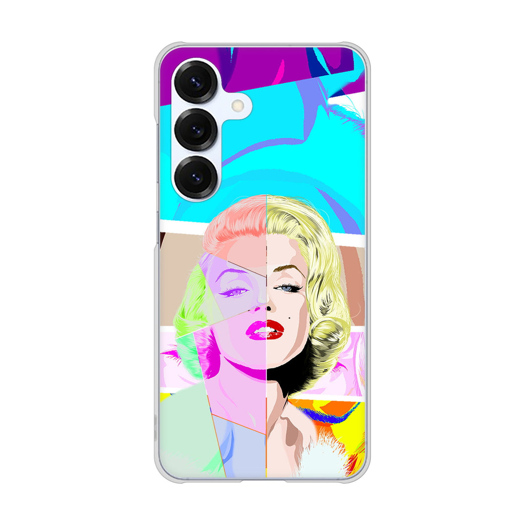 Galaxy S25 SC-51F docomo 高画質仕上げ 背面印刷 ハードケースマリリンモンローデザイン