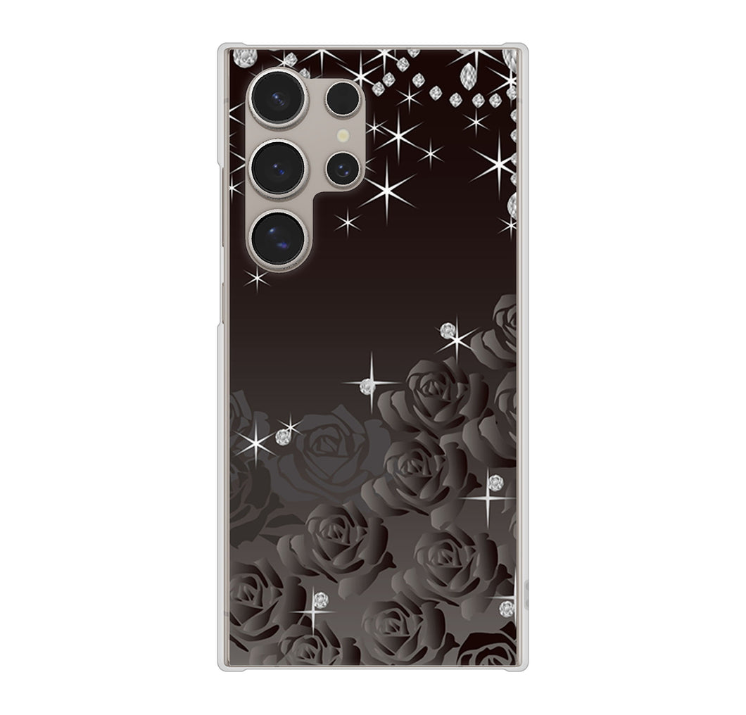 Galaxy S24 Ultra SC-52E docomo 高画質仕上げ 背面印刷 ハードケースロマンチックなバラ