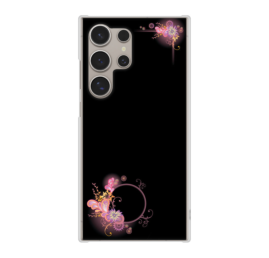 Galaxy S24 Ultra SC-52E docomo 高画質仕上げ 背面印刷 ハードケース 【437 華のフレーム】