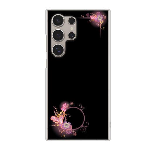 Galaxy S24 Ultra SC-52E docomo 高画質仕上げ 背面印刷 ハードケース 【437 華のフレーム】