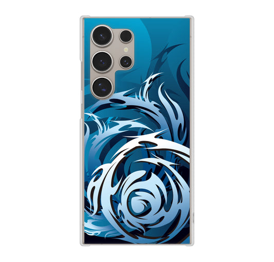Galaxy S24 Ultra SC-52E docomo 高画質仕上げ 背面印刷 ハードケース 【731 ドラゴンサークル】