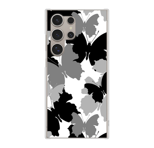 Galaxy S24 Ultra SC-52E docomo 高画質仕上げ 背面印刷 ハードケース 【1336 夜の蝶】