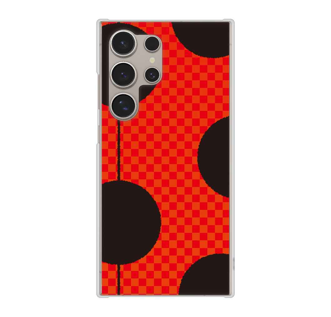 Galaxy S24 Ultra SC-52E docomo 高画質仕上げ 背面印刷 ハードケース 【IB906 てんとうむしのシンプル】