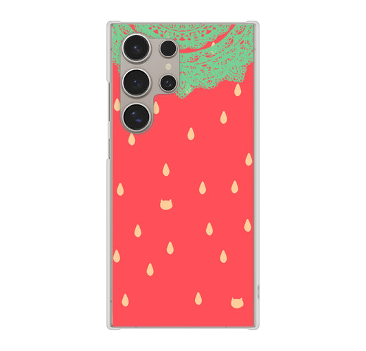 Galaxy S24 Ultra SC-52E docomo MI800 strawberry ストロベリー ハードケース 背面印刷
