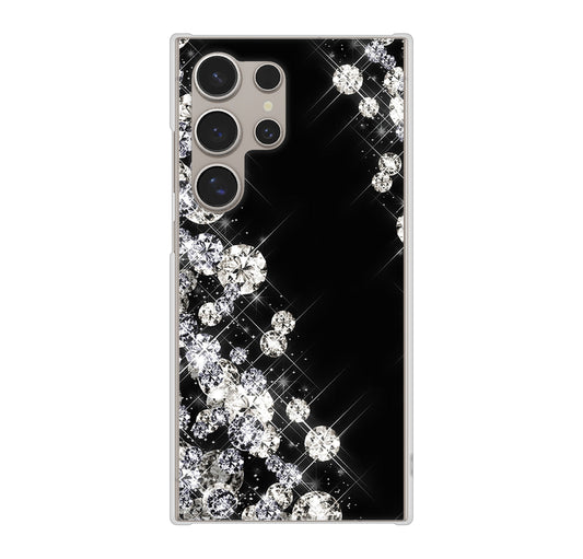 Galaxy S24 Ultra SC-52E docomo 高画質仕上げ 背面印刷 ハードケース 【VA871 ダイヤモンドフレーム】
