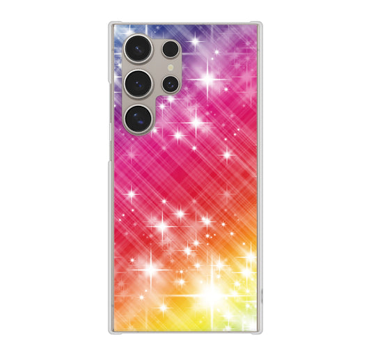 Galaxy S24 Ultra SC-52E docomo 高画質仕上げ 背面印刷 ハードケース 【VA872 レインボーフレーム】