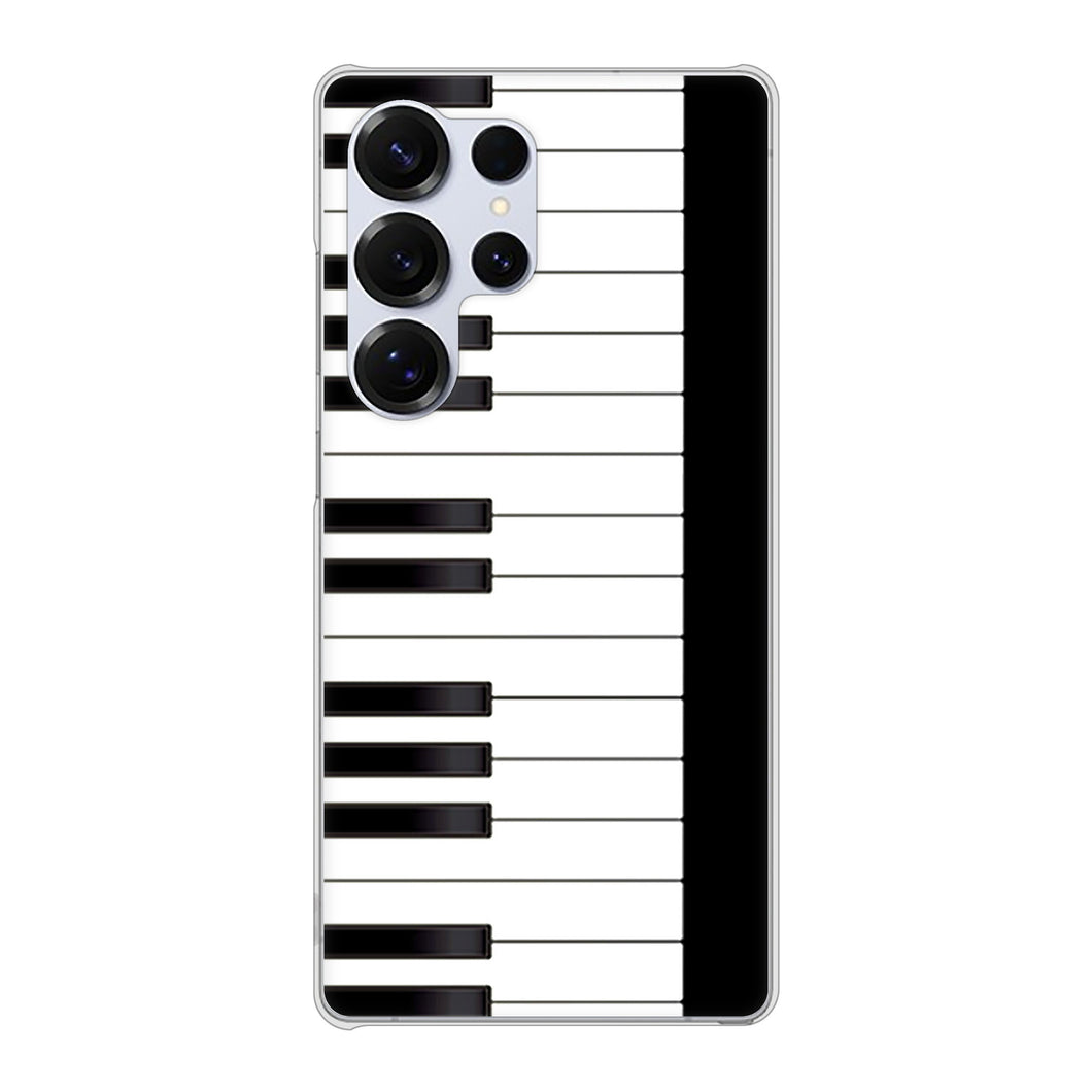 Galaxy S25 Ultra SC-52F docomo 高画質仕上げ 背面印刷 ハードケースピアノ