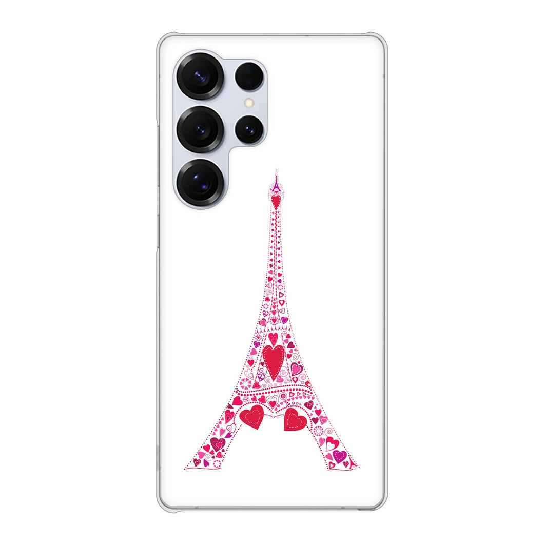 Galaxy S25 Ultra SC-52F docomo 高画質仕上げ 背面印刷 ハードケースLOVE フランス