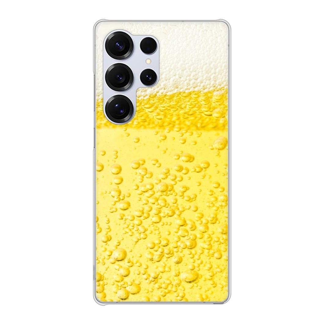 Galaxy S25 Ultra SC-52F docomo 高画質仕上げ 背面印刷 ハードケース生ビール