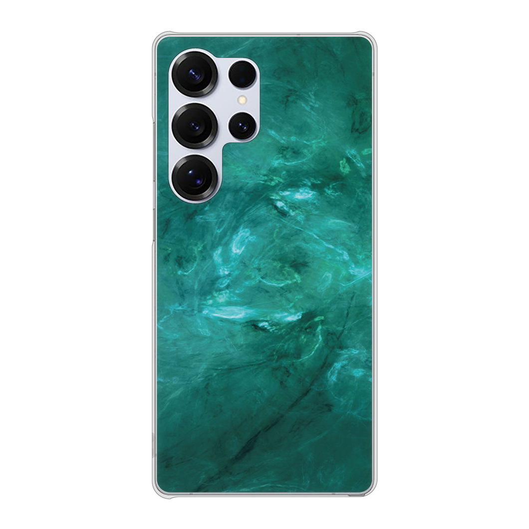 Galaxy S25 Ultra SC-52F docomo 高画質仕上げ 背面印刷 ハードケース大理石BK