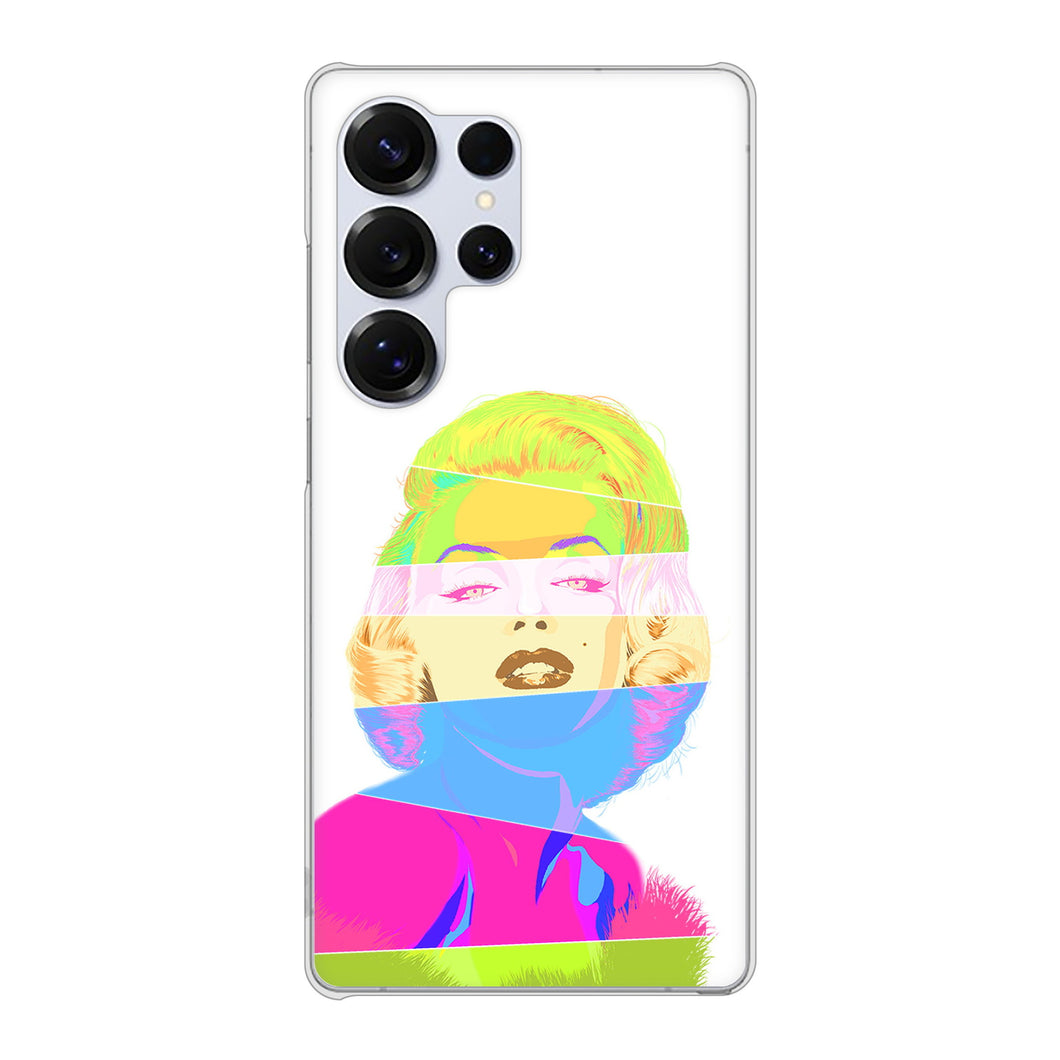 Galaxy S25 Ultra SC-52F docomo 高画質仕上げ 背面印刷 ハードケースマリリンモンローデザイン