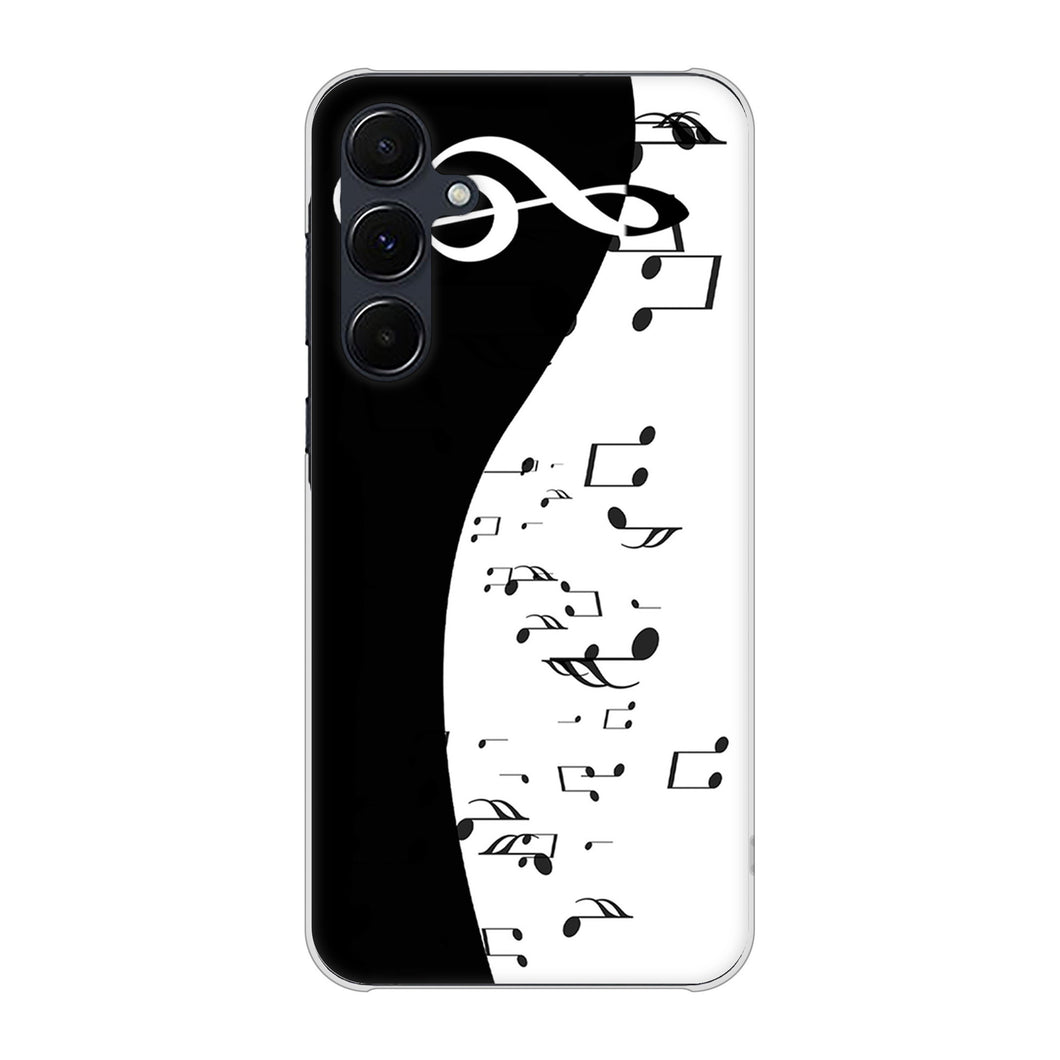 Galaxy A55 5G SC-53E docomo 高画質仕上げ 背面印刷 ハードケース音符